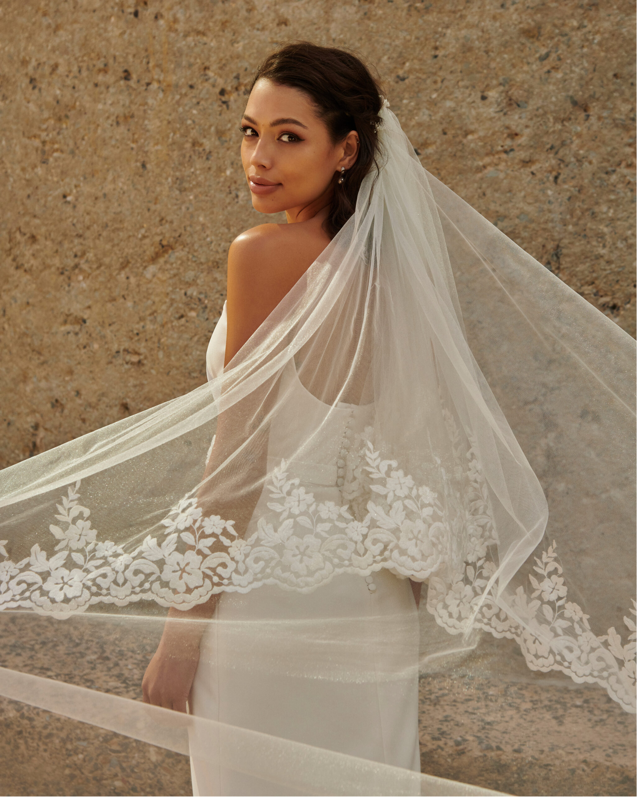 Lace Veil Close-up